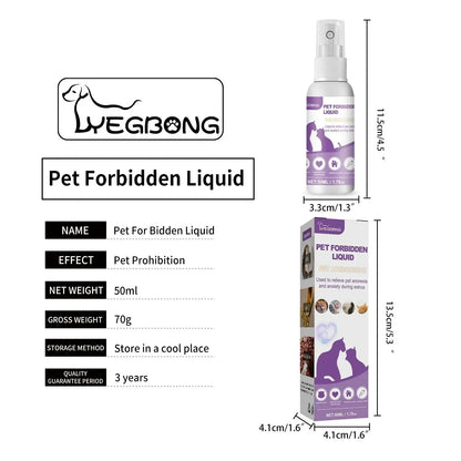 Pet Estrus Calming Spray Cat Anti Anxiety Liquid Default Title