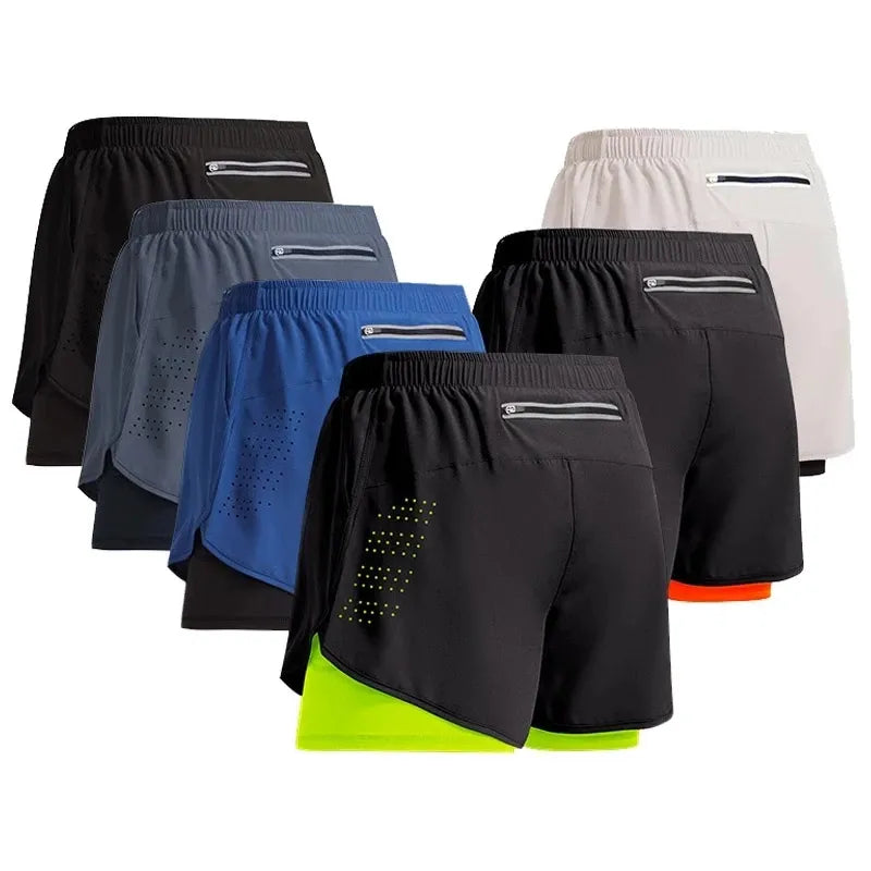 Sportswear Double-deck running Training Short