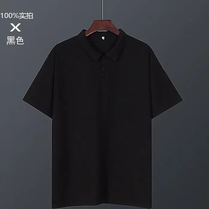 Summer Men Polo Tops Breathable Quick Dry T Shirt