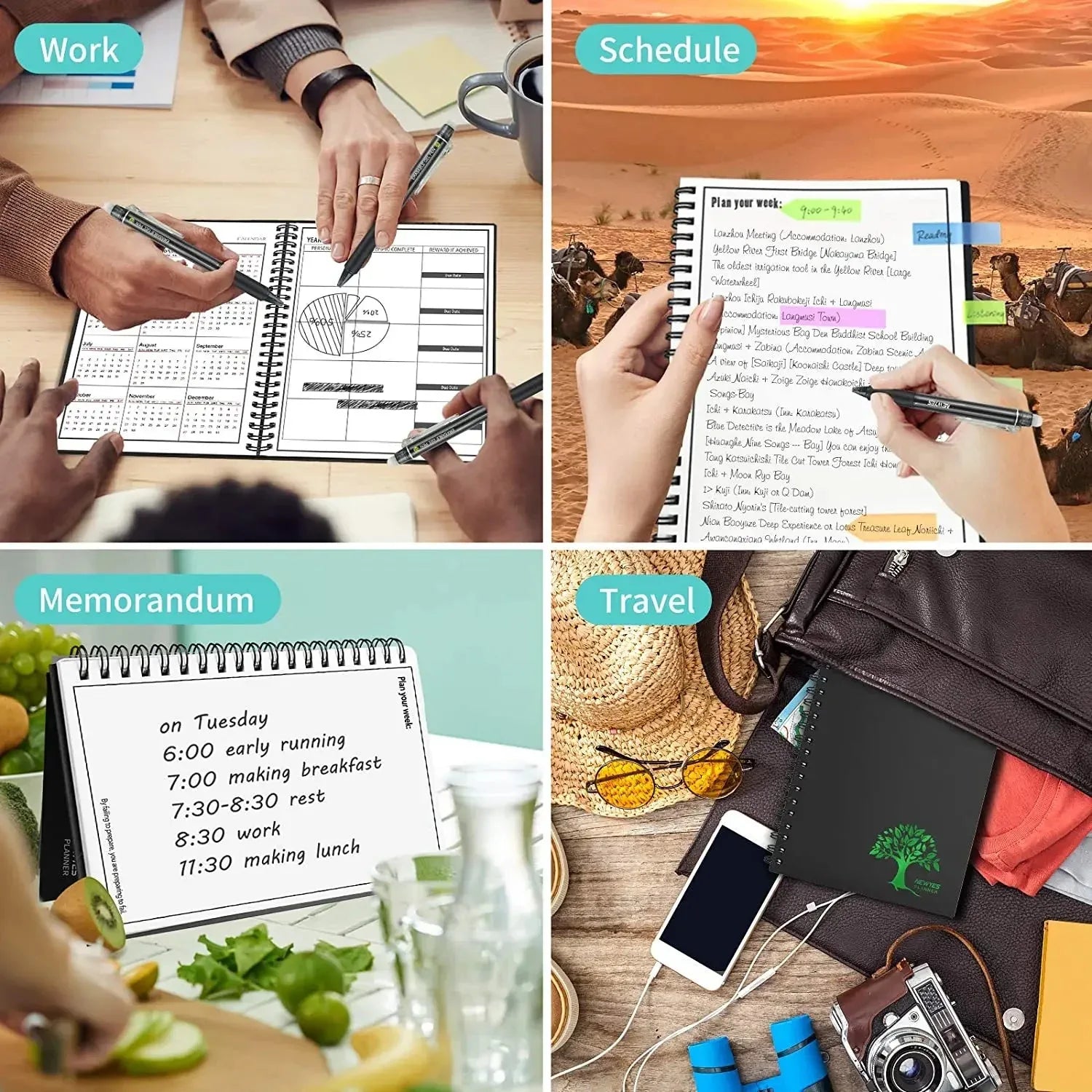 Erasable Wirebound Notebook A5-Dotted lined