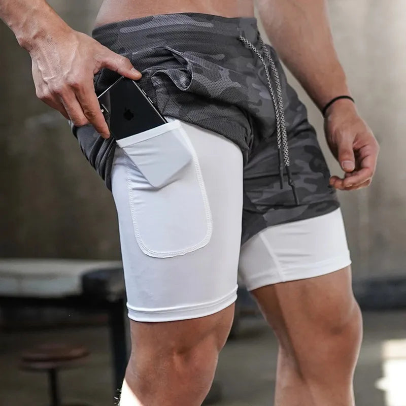 Sports Shorts 2 In 1 Quick Dry