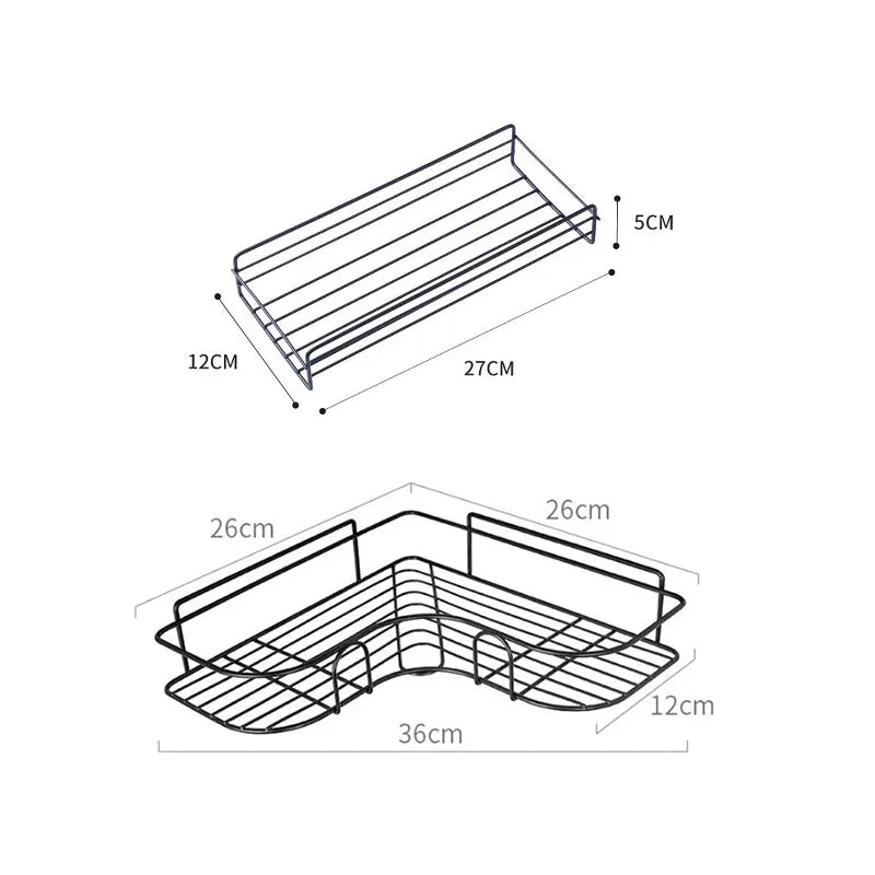 Bathroom Organizer Wall Basket