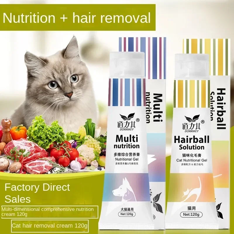 Pet nutrition cream cat hair cream