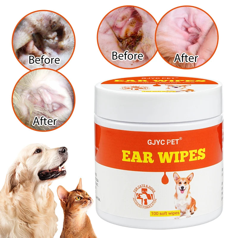 Pet Ear Wet Wipes