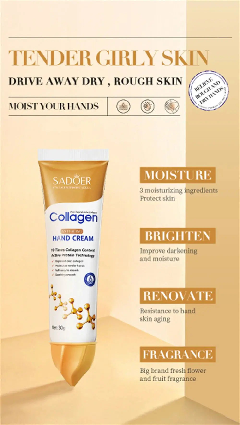 Collagen Anti-wrinkle Hand Cream