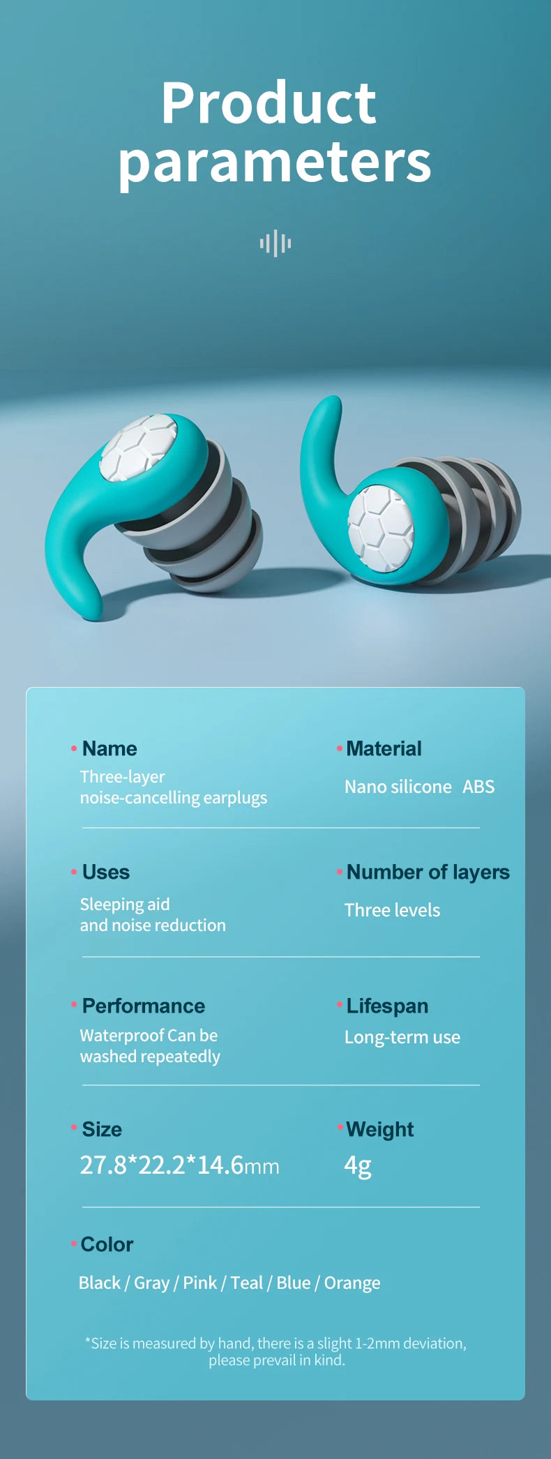 Sleep Noise Reduction Earplug