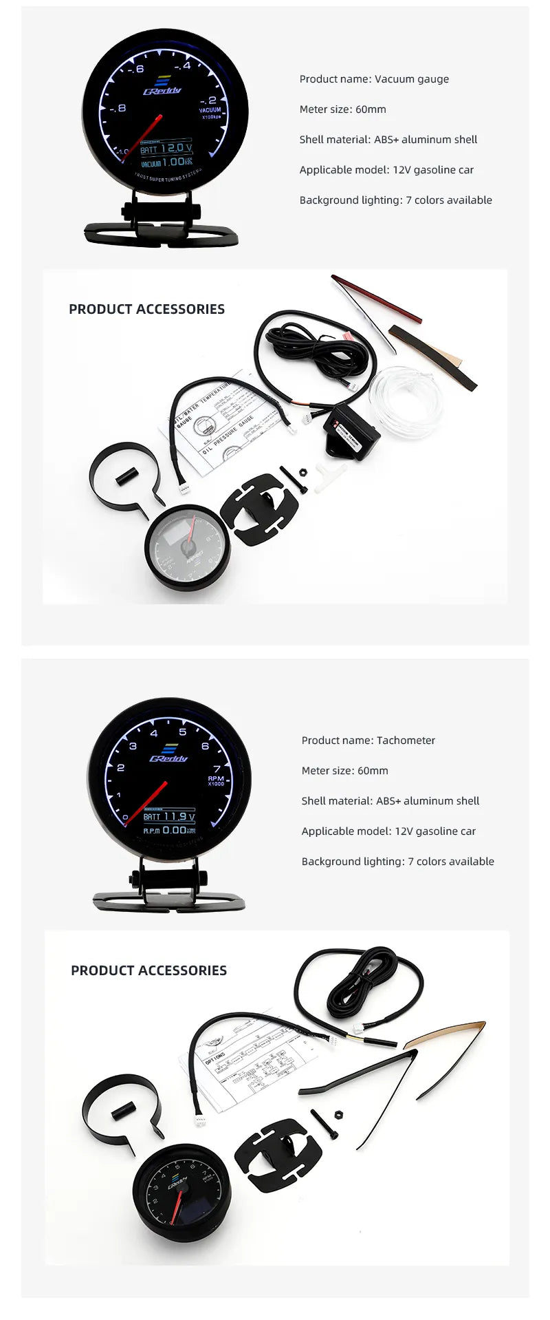 Digital Display Racing Meter