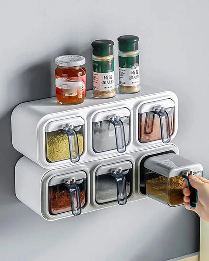 Wall Mount Spice Rack Organizer A1