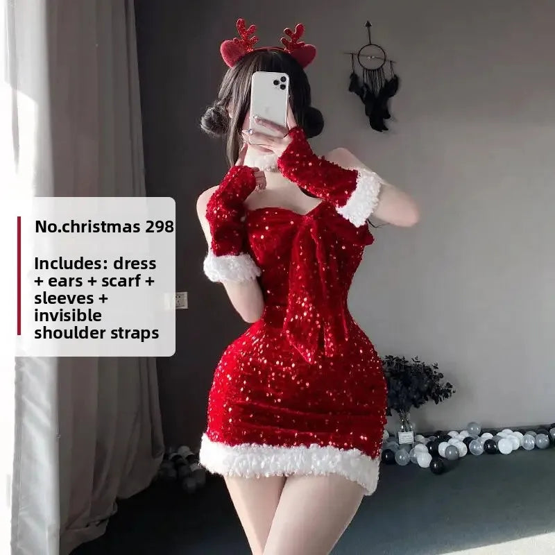 Christmas Rabbit Girl Cosplay Costume