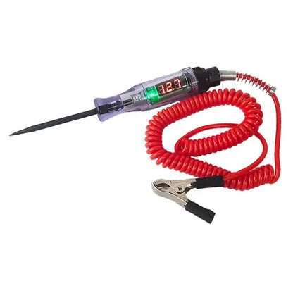 Universal Digital Display Car Truck Voltage Circuit Tester Circuit Tester Red