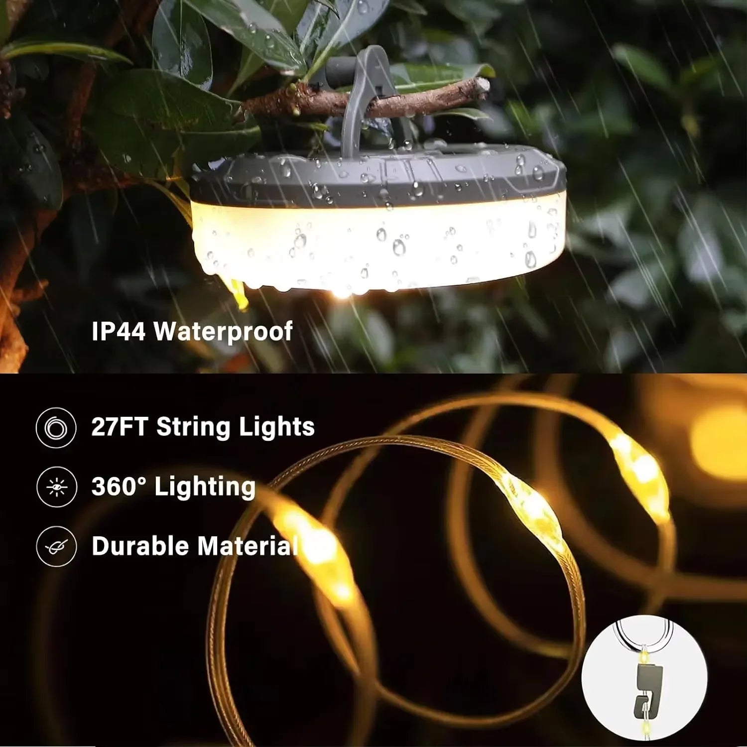 4-in-1 LED Camping Reel Light