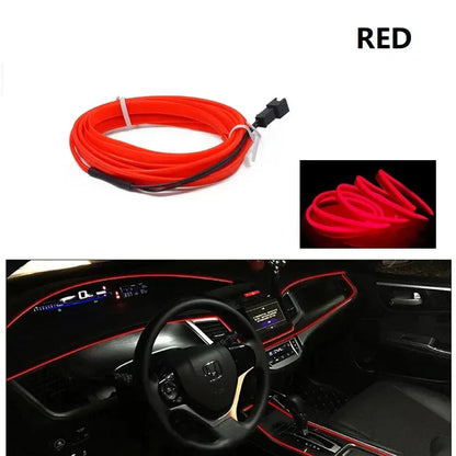 Neon LED Light Glow EL Wire String Strip Rope Minx