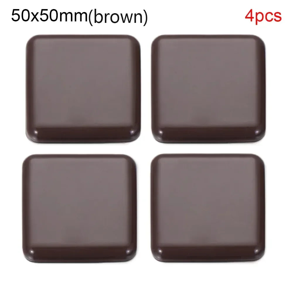 Anti Scratch Easy Move Heavy Furniture 50x50mm(brown)