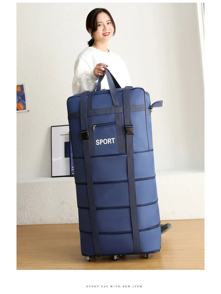 Foldable Luggage Moving Storage Bag Rolling Packing Cubes