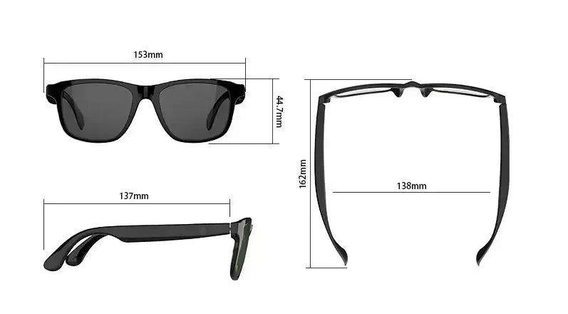 Smart Touch Sunglasses Black / United States