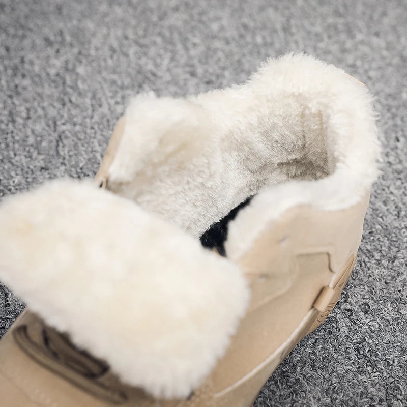 Warm Fur Men Ankle Boots