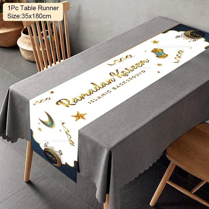 Tablecloth Table Runner Banner Balloons table runner-01