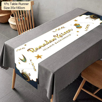 Tablecloth Table Runner Banner Balloons table runner-01