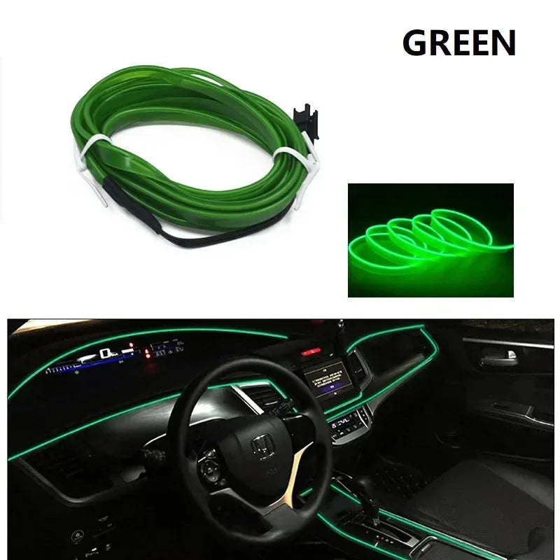 Neon LED Light Glow EL Wire String Strip Rope Minx