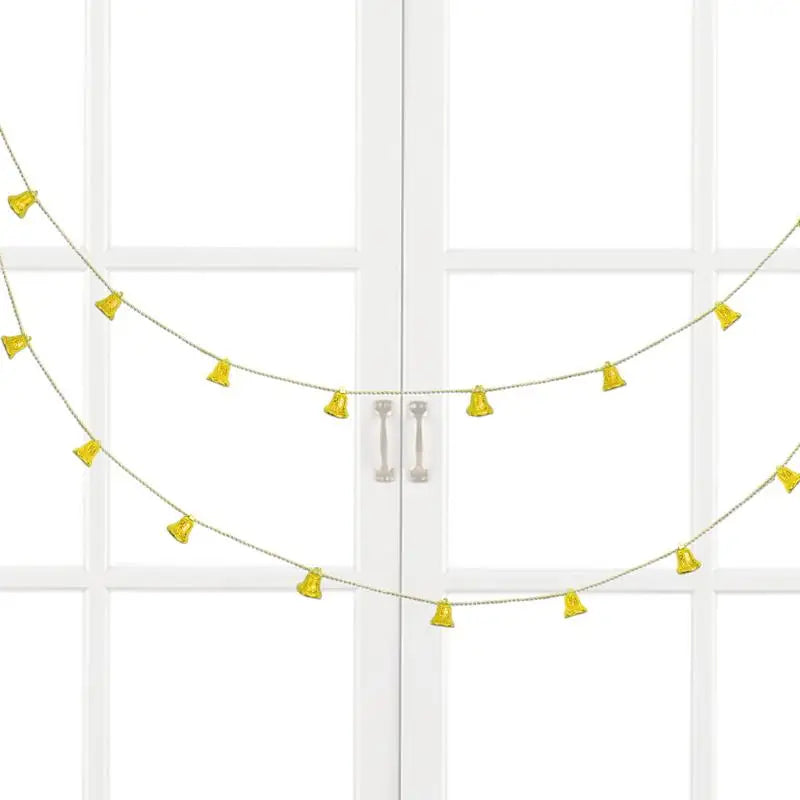 Colorful Jingle Bell Garland Christmas Decor