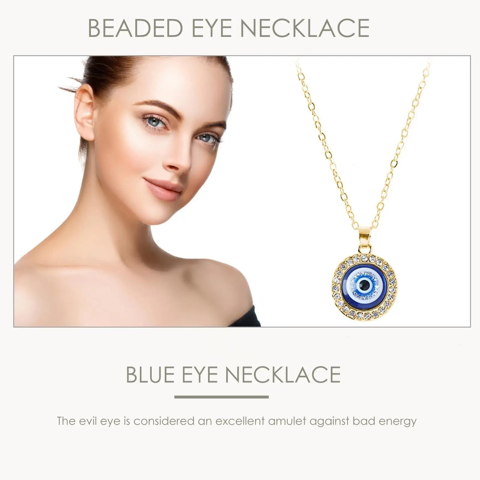 Blue Eye Necklace Valentines Day Gift