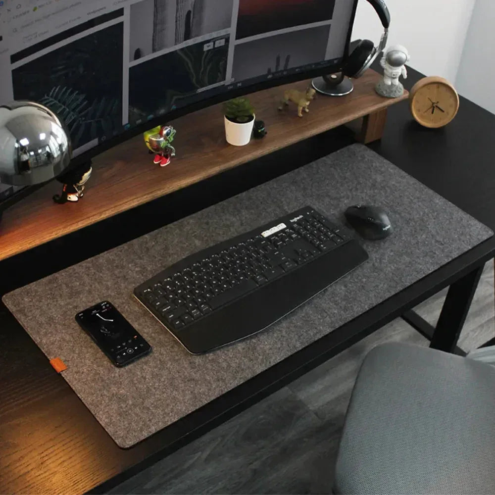 Keyboard Mat Gaming Accessories Light Gray / 60X30cm