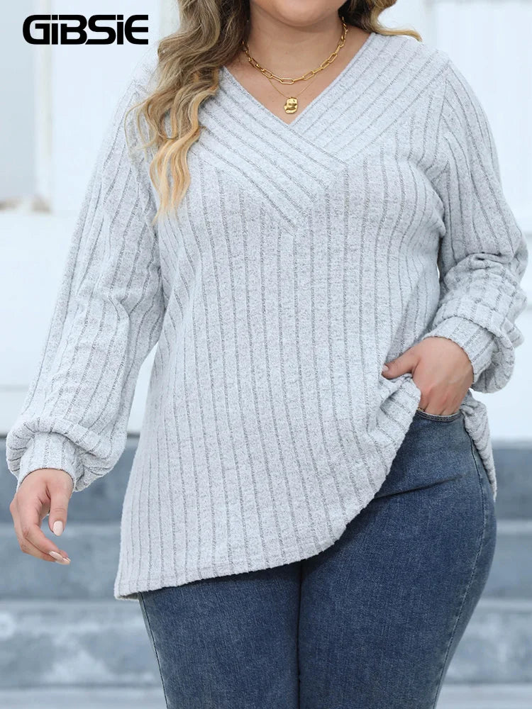 Plus Size Long Sleeve T Shirts for Women