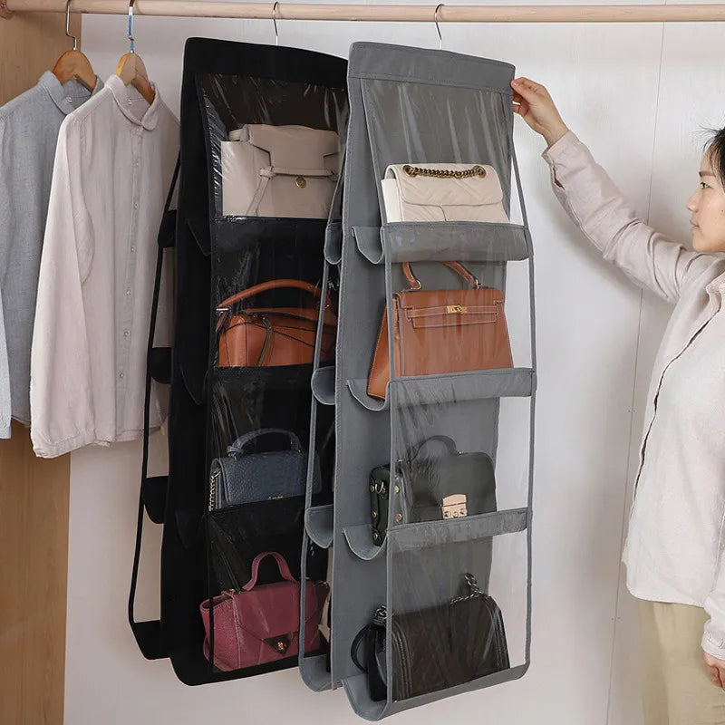 Wardrobe Closet Transparent  Hanging Storage Bag