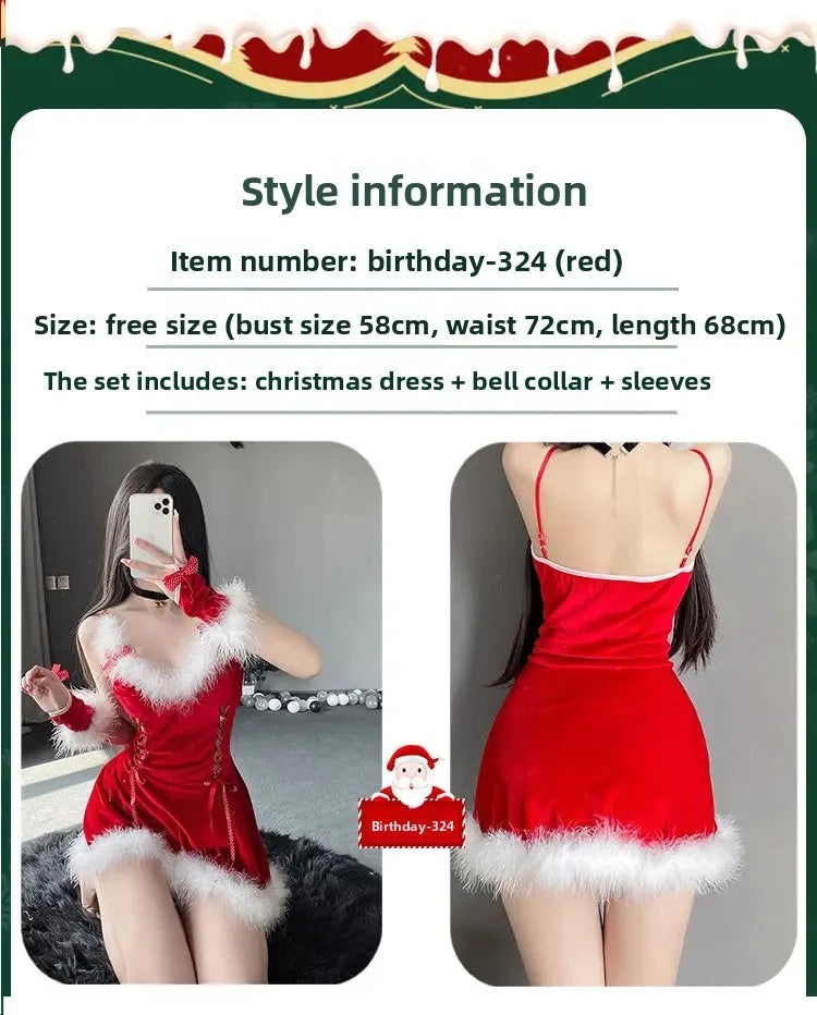 Christmas Rabbit Girl Cosplay Costume
