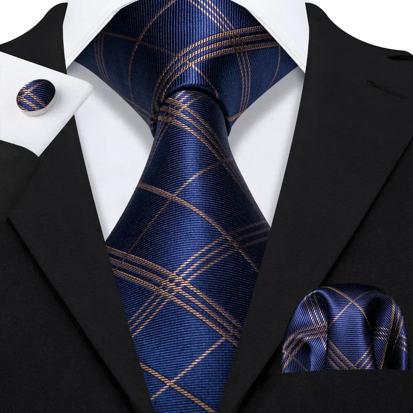 Red Skull Silk Tie Set with Handkerchief – Designer Men’s Necktie for Wedding, Business & Parties 5233 / United States