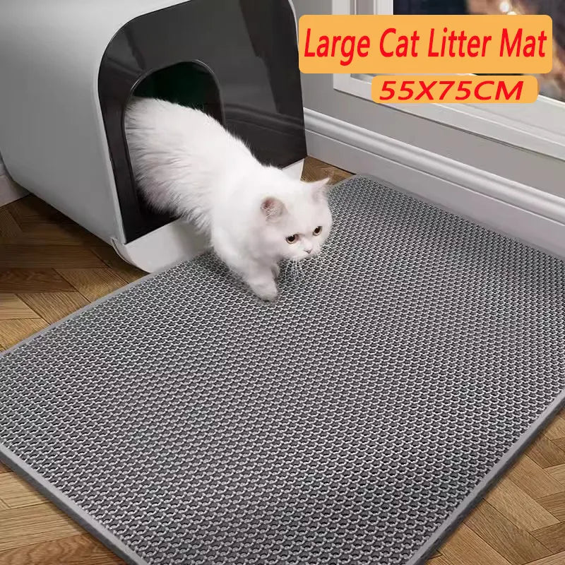 Double Layer Cat Litter Mat Pet Toilet