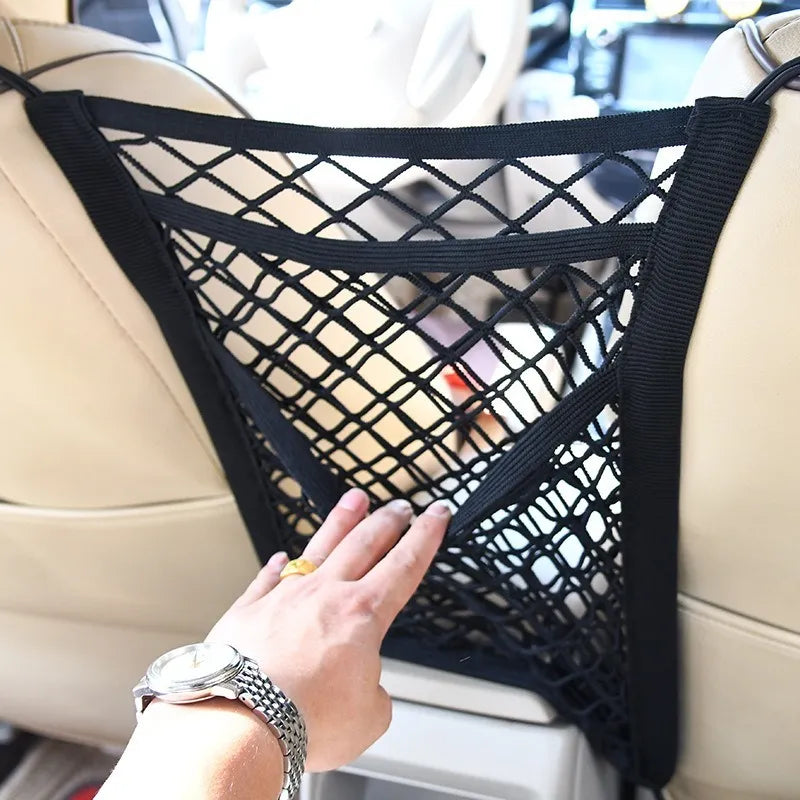 Car Storage Net Bag Between Seats Car