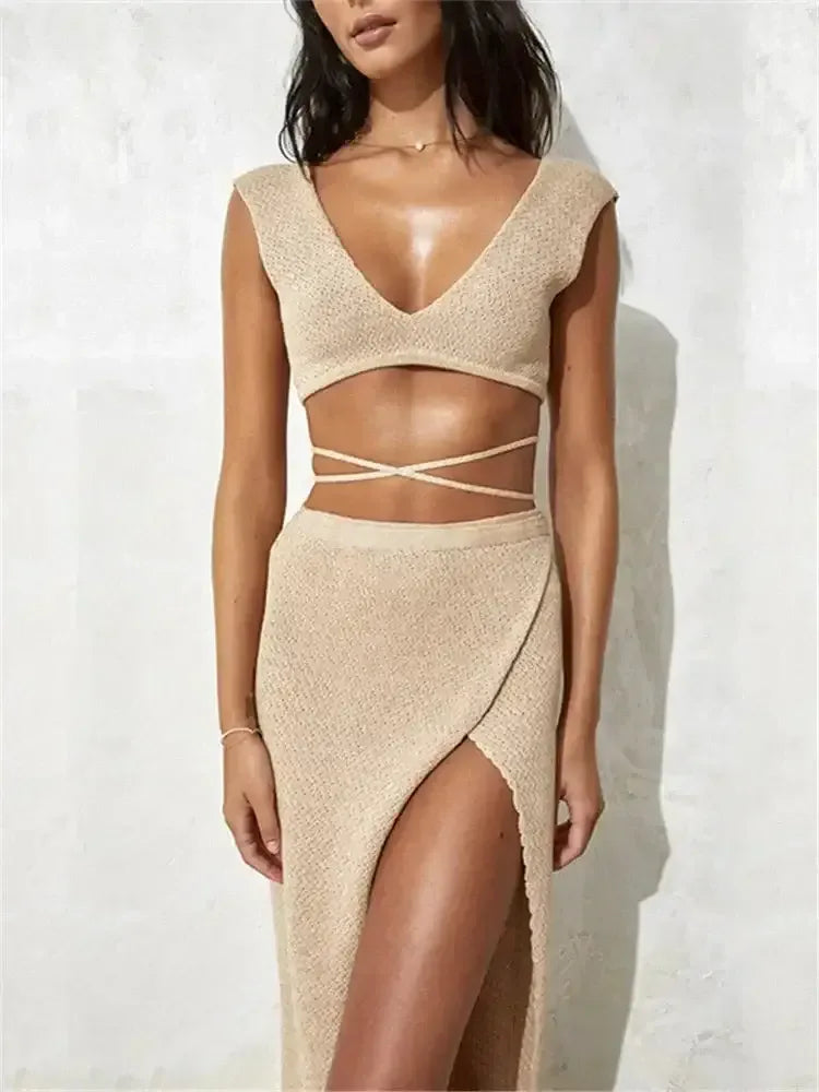 Bikini Set Tunic Summer White / S