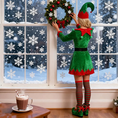 Women’s Santa Claus Dress Costume green / S / United States