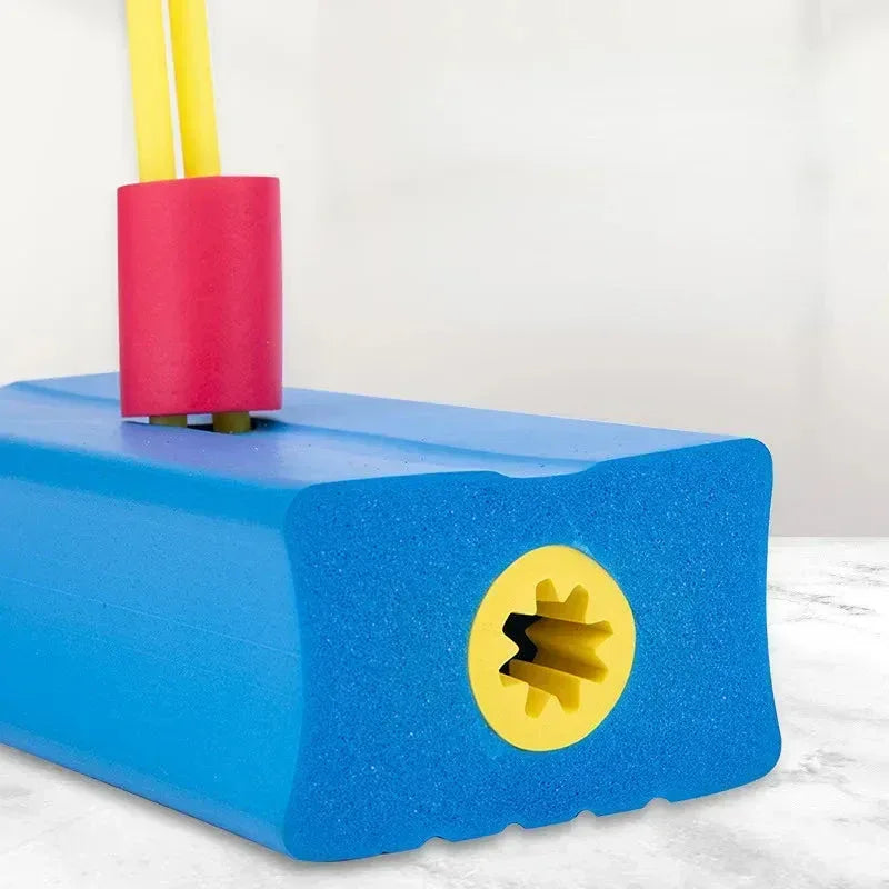 Kids Sports Games Toys Foam Stick Jumper Blue