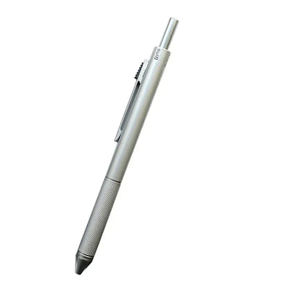 Metal Multicolor Pen 4 In 1 Gravity Sensor Ballpoint Pen Silver pen