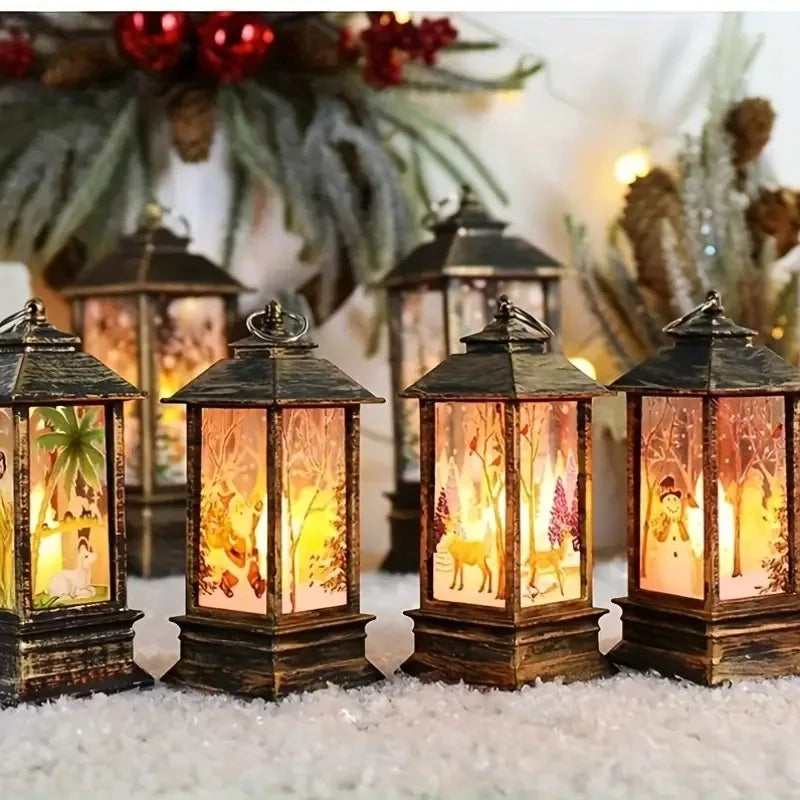 Christmas LED Candle Holder Set