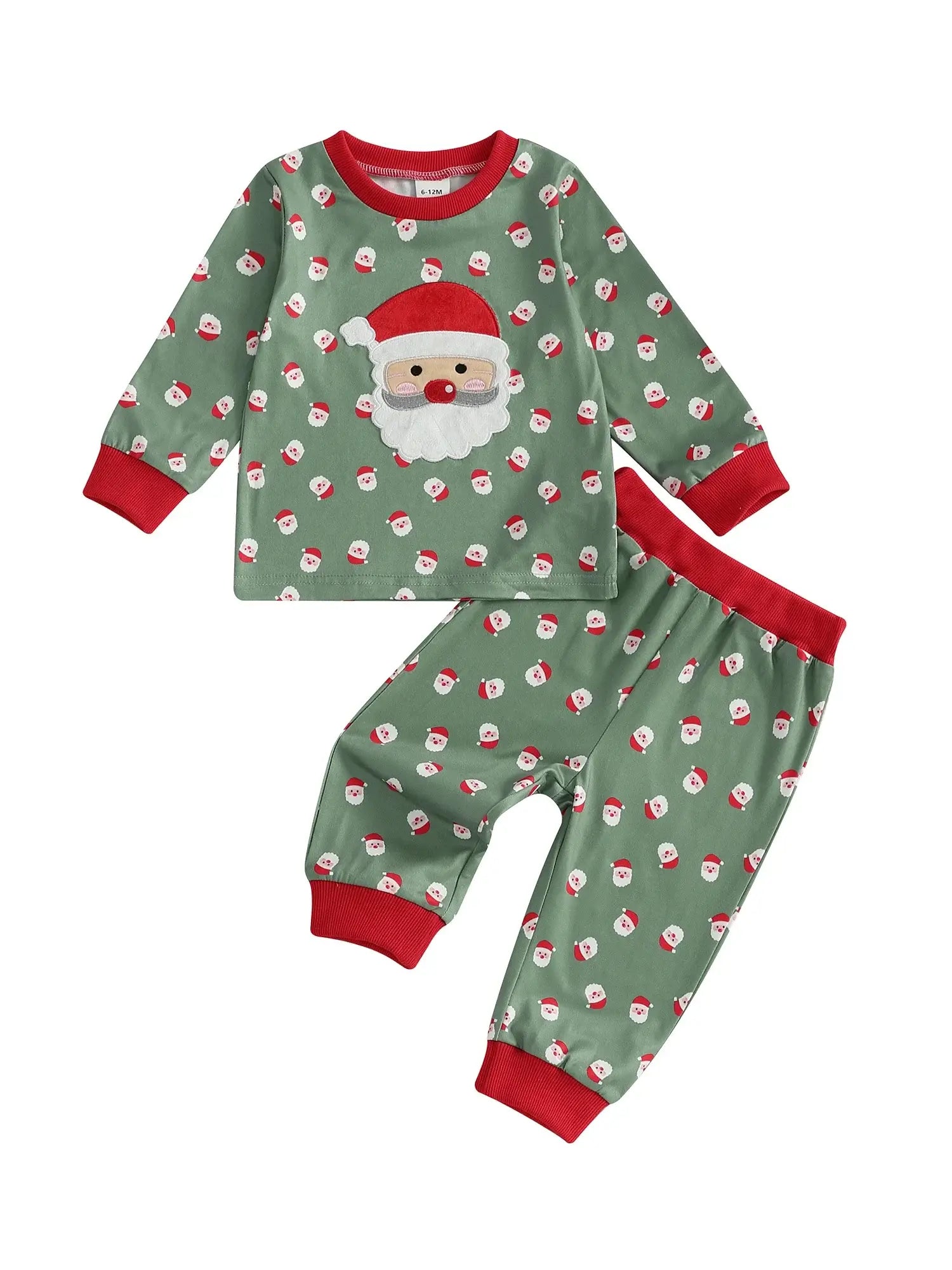 Toddler Christmas Pajama Set Red / 3-4 Years / United States