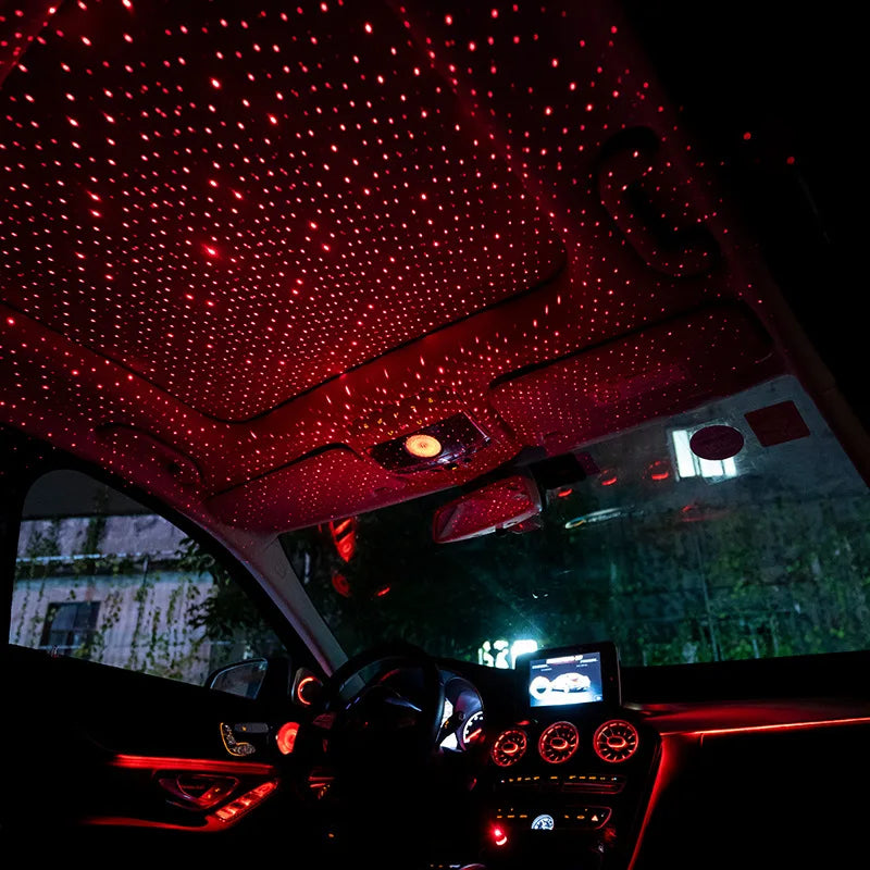 Romantic LED Car Roof Star Night Light Projector