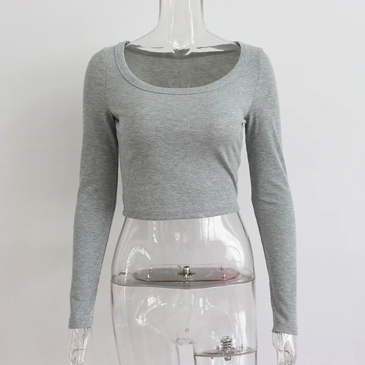 Long Sleeve Crop Top