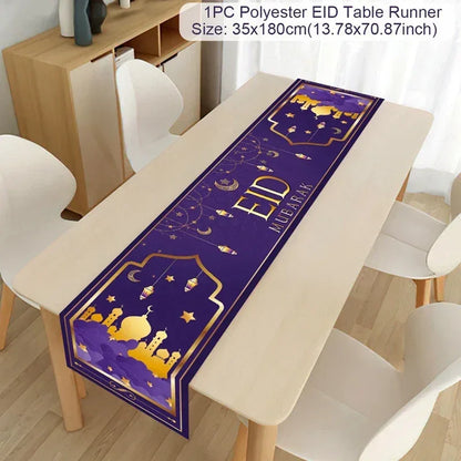 Tablecloth Table Runner Banner Balloons table runner-16