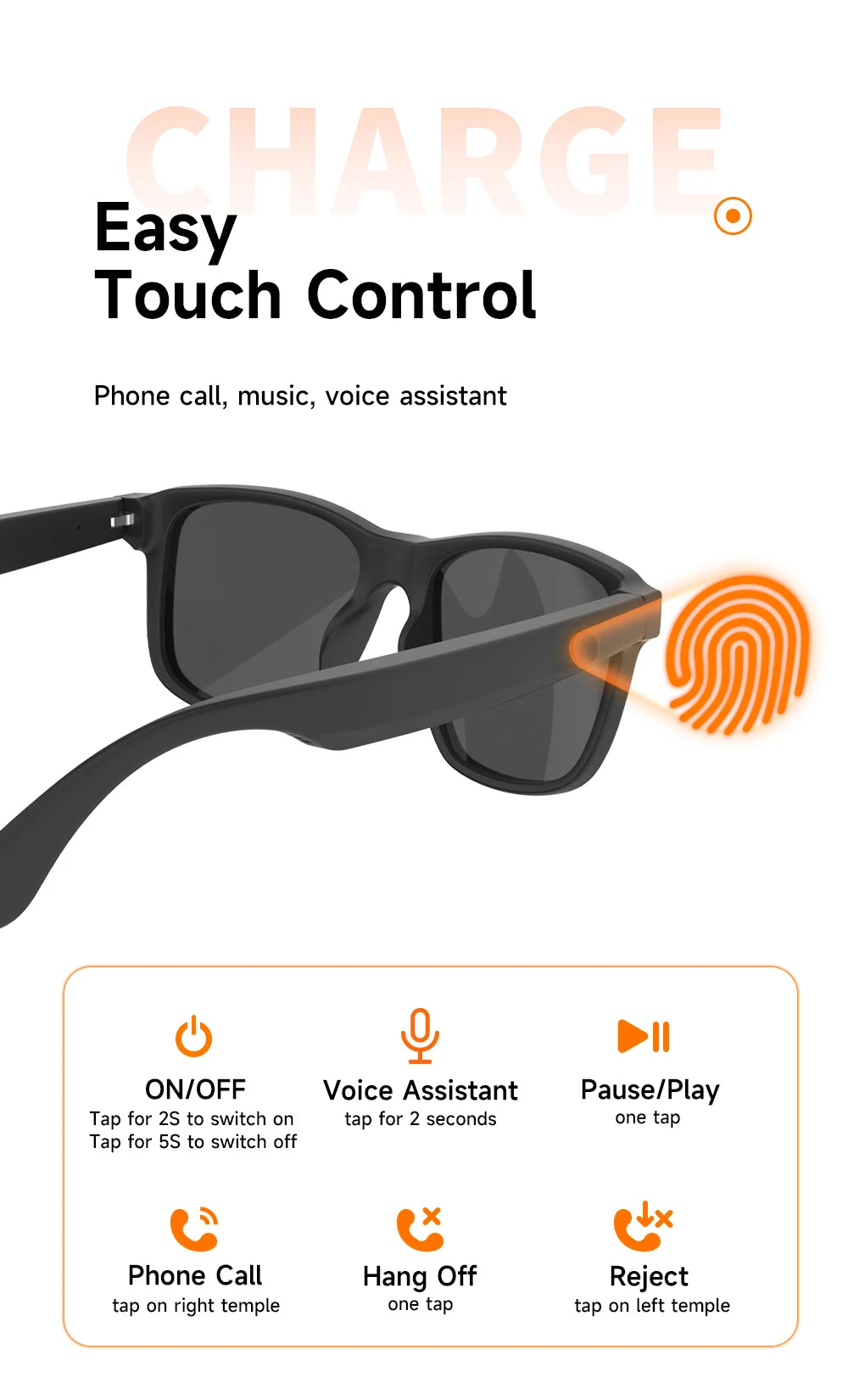 Smart Touch Sunglasses