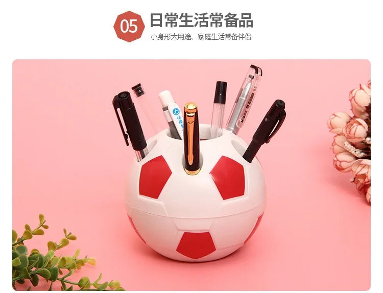 Soccer Shape Tool Supplies Pen Pencil Holder