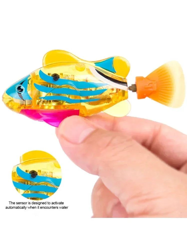 Cat Interactive Electric Fish Toy Water Cat Toy for Indoor Play Swimming Robot Fish Toy