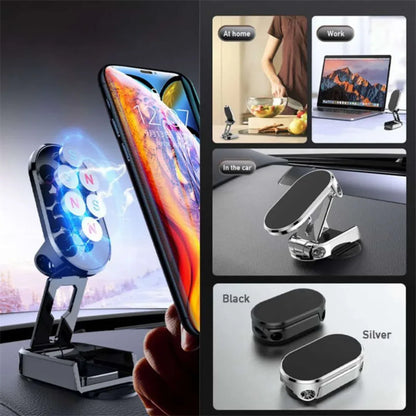 Magnetic Car Phone Mount – 360° Rotating Smartphone Holder black