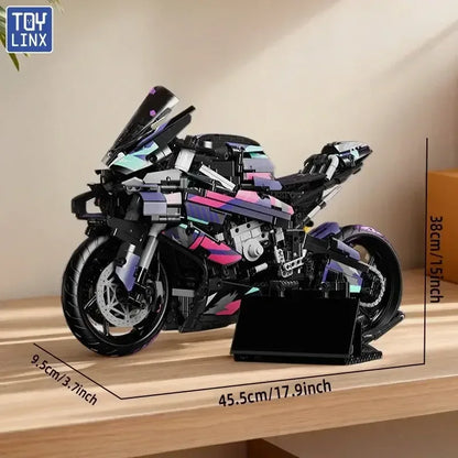 Kbox 1920-Piece Motorcycle Racing Building Block Model 88015H 1920PCS / United States