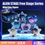 6PCS Alien Stage Free Stage Blind Box Collectible Figures Second generation / United States