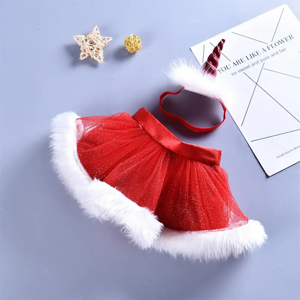 Baby Christmas Tutu & Headband Set