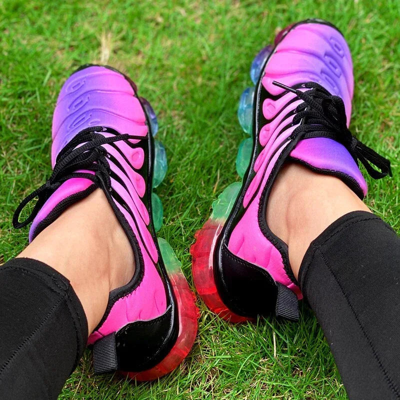 Running Training Fitness Sneakers Summer Women Sports Shoes Purple / 5