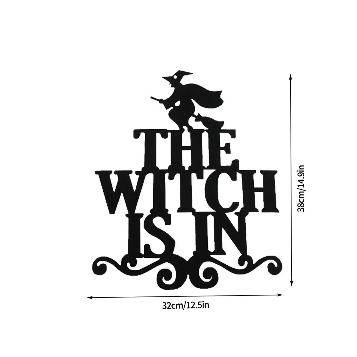 Halloween Door Hanging Wall Decoration Black / 1 / United States